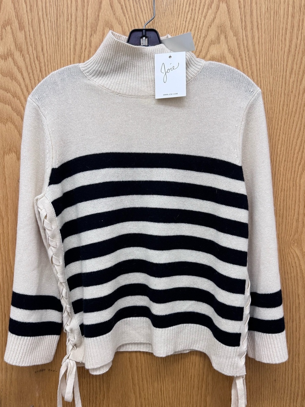 Joie Lantz striped cashmere blend sweater